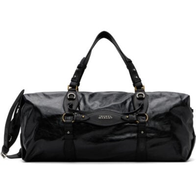 Isabel Marant Black Tilpa Weekender Duffle Bag