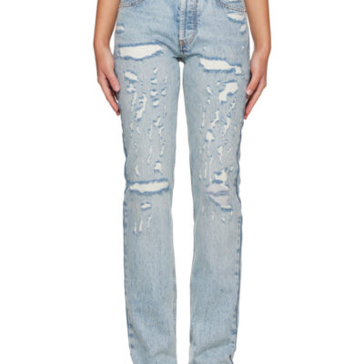 Isabel Marant Blue Daya Long Jeans