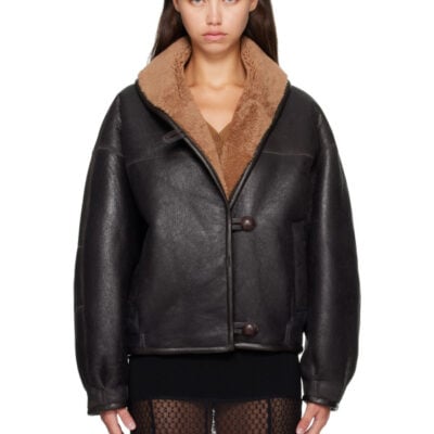 Isabel Marant Brown Charina Shearling Coat