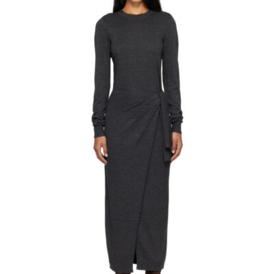 Isabel Marant Gray Jozira Maxi Dress