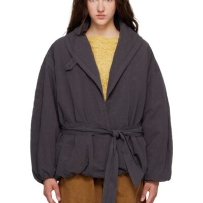 Isabel Marant Gray Volinda Cotton Trench Jacket