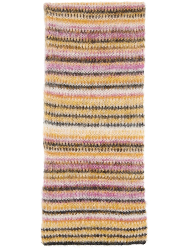 Isabel Marant Yellow Mouna Mohair Scarf