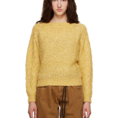 Isabel Marant Yellow Ponara Pullover Sweater