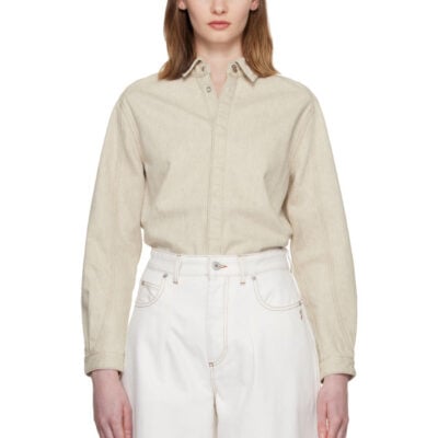 Jacquemus Beige 'The Amelo de-Nîmes' Denim Shirt