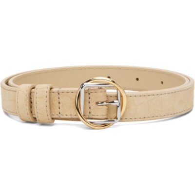 Jacquemus Beige 'The thin Salon' Belt