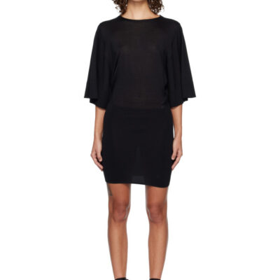 Jacquemus Black 'La Robe Maille Mananco' Minidress