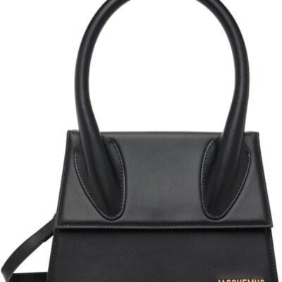 Jacquemus Black 'The large Chiquito' Bag