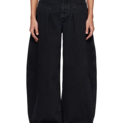 Jacquemus Black 'The Ovalo de-Nîmes denim' Jeans