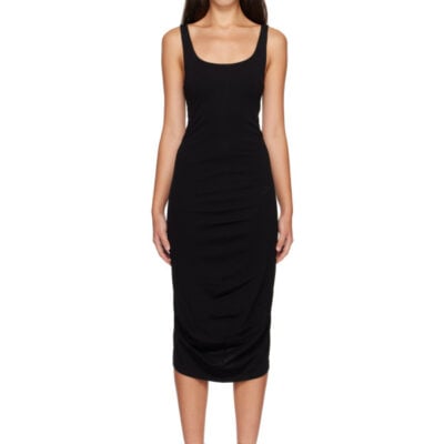 Jacquemus Black 'The Regata' Midi Dress