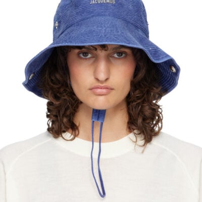 Jacquemus Blue 'The de-Nîmes denim' Bucket Hat