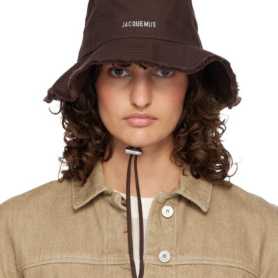 Jacquemus Brown 'The Artichaut' Bucket Hat