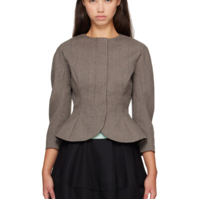 Jacquemus Brown 'The Palmier' Blazer