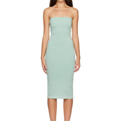 Jacquemus Green 'The Sera knit' Midi Dress