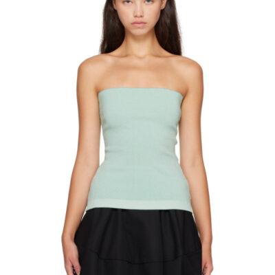 Jacquemus Green 'The Sera knit' Tube Top