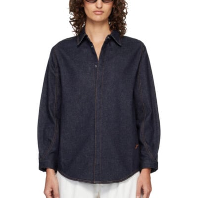Jacquemus Navy 'The Amelo de-Nîmes denim' Shirt