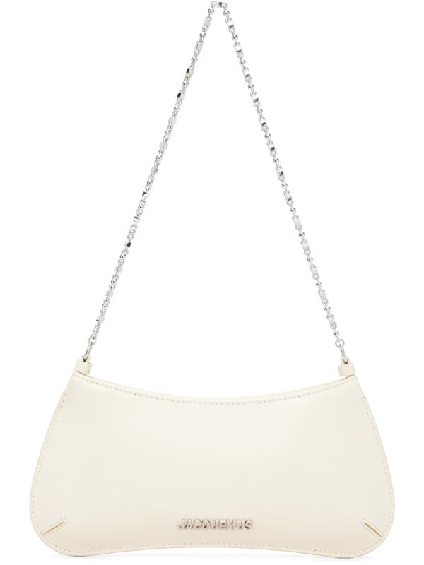 Jacquemus Off-White La Croisière 'The small Bisou Chaine' Bag