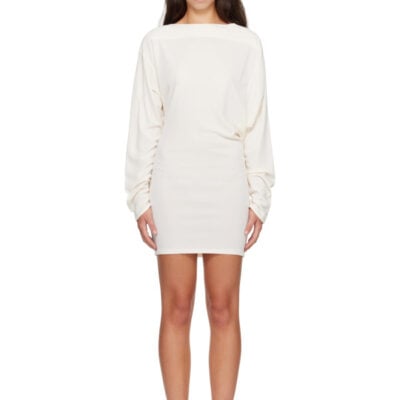 Jacquemus Off-White 'The Mistral' Minidress