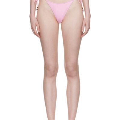 Jacquemus Pink 'The Triangle' Bikini Bottoms