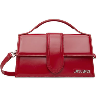 Jacquemus Red Les Classiques 'The large Bambino' Bag