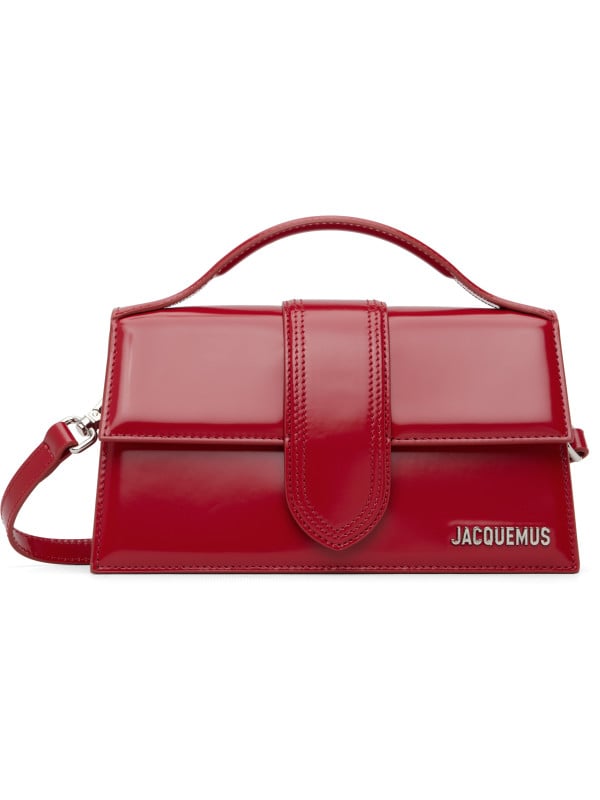 Jacquemus Red Les Classiques 'The large Bambino' Bag
