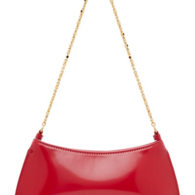 Jacquemus Red 'The small Bisou Chaine' Bag