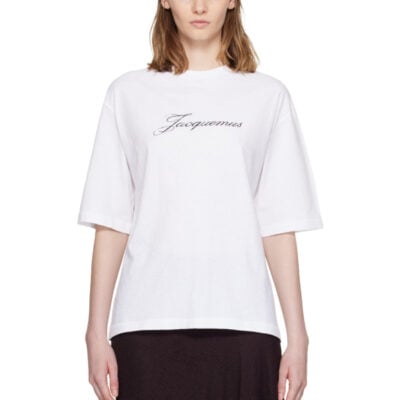 Jacquemus White 'The Jacquemus' T-shirt