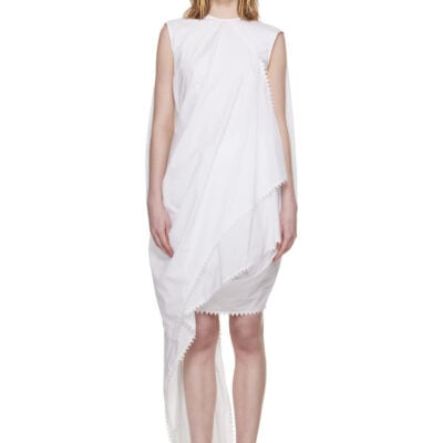 Jacquemus White 'The Traversin' Minidress