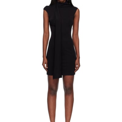 Jean Paul Gaultier Black 'The Short Conical' Minidress