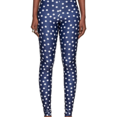 Jean Paul Gaultier Navy 'The Polka-Dot' Leggings