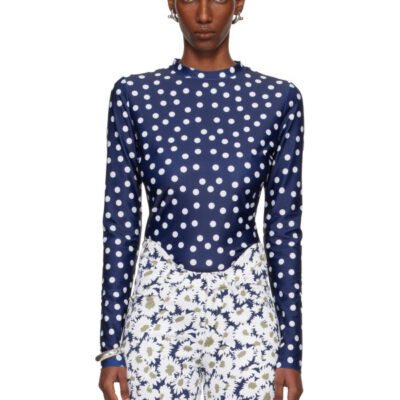 Jean Paul Gaultier Navy 'The Polka-Dot' T-shirt