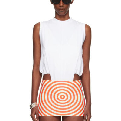 Jean Paul Gaultier White 'The Twisted' Bodysuit