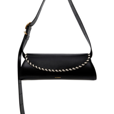 Jil Sander Black Cannolo Small Bag
