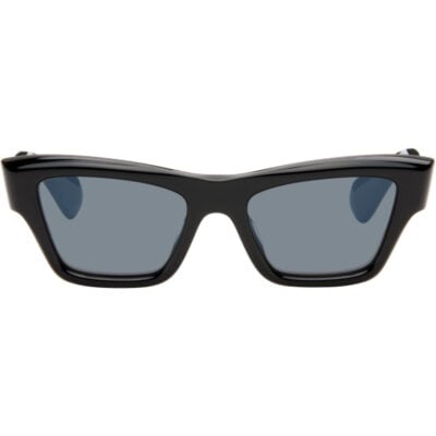 Jil Sander Black Oliver Peoples Cat Eye 'Edition 3' Sunglasses