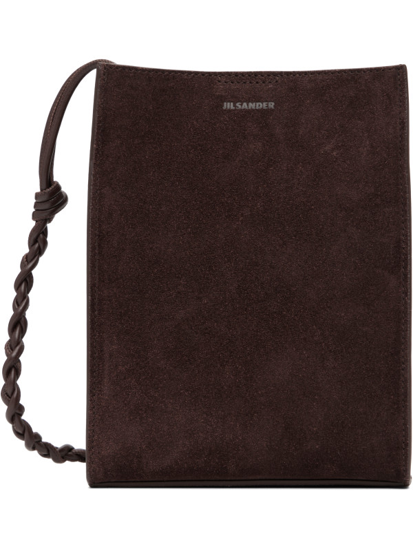 Jil Sander Brown Tangle Small Pouch