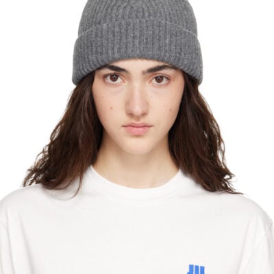 Jil Sander Gray Wool Beanie