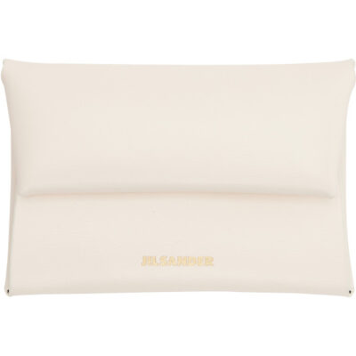 Jil Sander Off-White Folded Coin Pouch