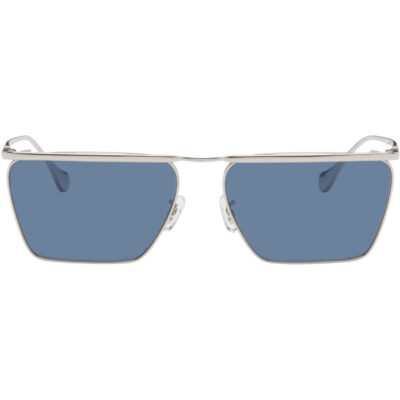 Jil Sander Silver Oliver Peoples 'Edition 2' Wireframe Sunglasses
