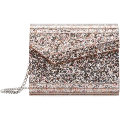 Jimmy Choo Pink & Silver Candy Clutch