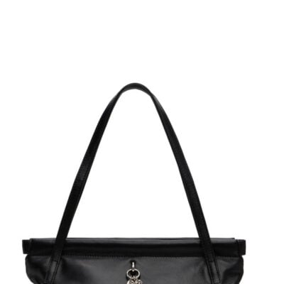 Justine Clenquet Black Flor Bag