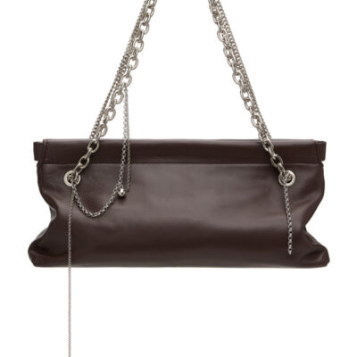 Justine Clenquet Brown Flor Chain Bag