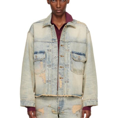 Kenzo Blue Kenzo Paris Denim Trucker Jacket