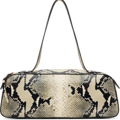 Khaite Beige & Black Simona Shoulder Bag