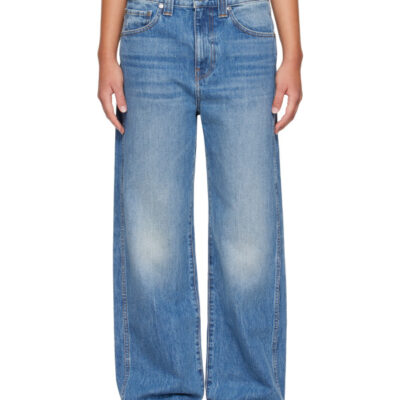 Khaite Blue Bonnie Jeans