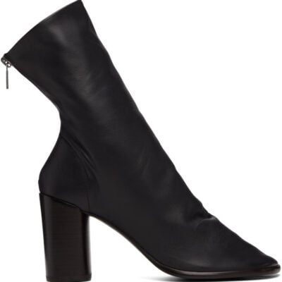 Lemaire Black Glove Ankle Boots