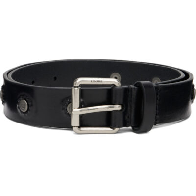 Lemaire Black Marguerite Belt