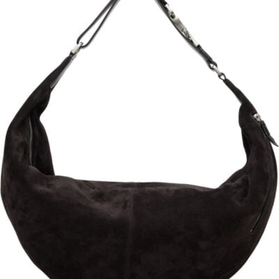 Lemaire Brown Large Quiver Clip Bag