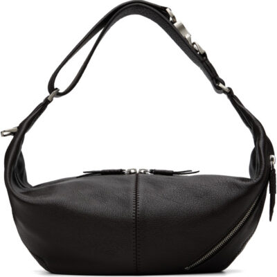 Lemaire Brown Mini Quiver Clip Bag