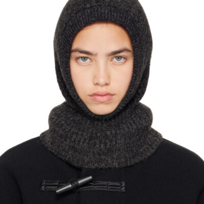 Lemaire Gray Alpaca & Yak Blend Balaclava
