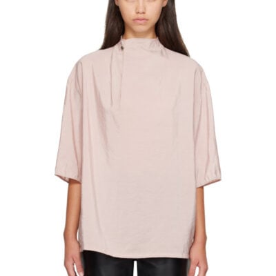 Lemaire Pink Soft Collar Top