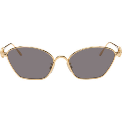 Loewe Gold Anagram Cat-Eye Sunglasses